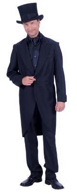 T1250-0100 schwarz Herren Party Theater Frack Cabaret mit Futter - 0