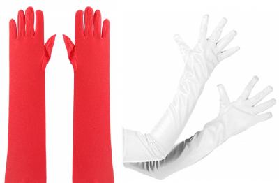 Ke03106 rot Damen Handschuhe extra lang - 1