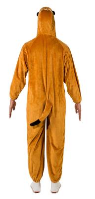 O7442-175-195 braun-beige Damen Herren Erdmännchen Tier Kostüm Gr.175-195 - 2