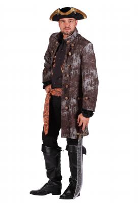 T2361 braun-beige Herren Ghost Pirat Halloweenkostüm - 4