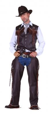 T2287 braun Herren Cowboy Chaps Western Hose - 2
