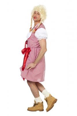 W5622-48 rot-weiß Herren Trachten Kostüm Dirndl Bayern Kleid Gr.48 - 2