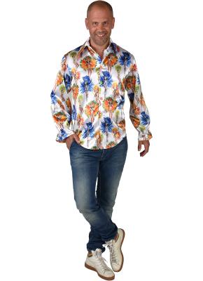 M220254 bunt Herren Rio Girls Hemd Bluse Salsa Samba Kostüm Brasilien