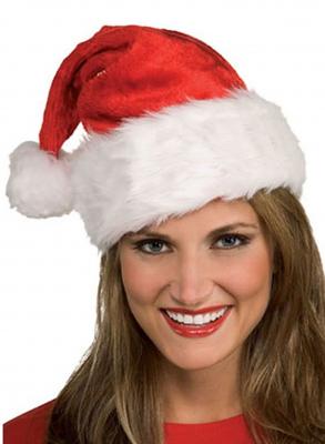Ra02201 rot-weiß Damen Herren Nikolaus Weihnachtsmütze Mütze