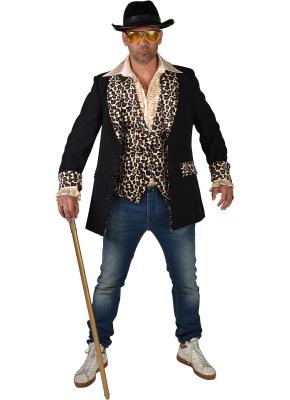 M220210-XXL schwarz-sheeba Herren 50's Sakko Jackett Discojackett Gr.XXL=62 - 2