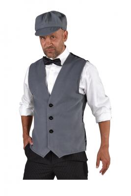 M220245 grau-schwarz Herren 1920 er Jahre Mann Kostüm