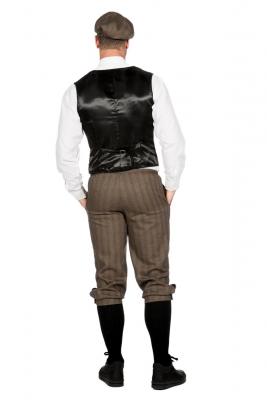 W3303760-64+O22546 beige-braun Herren 1920 er Jahre Mann Kostüm John Gr.64 - 2