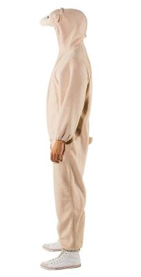 O7108D-40-42 beige Damen Schaf Kostüm-Overall Gr.40-42 - 1