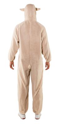 O7108D-40-42 beige Damen Schaf Kostüm-Overall Gr.40-42 - 2