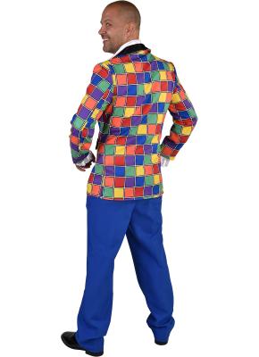M220283-XS bunt-milticolor karriert Herren Sakko Gr.XS=46 - 2