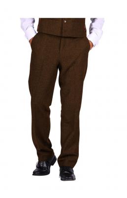 T3065-1300 braun Herren Hose Peaky blinder lang - 0
