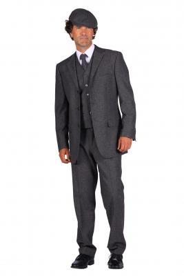 T3065-1600-48 grau Herren Hose Peaky blinder lang Gr.48 - 2