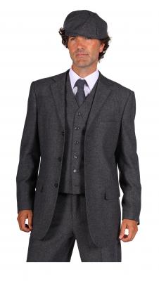 T3064-1600 grau Herren Jackett-Sakko Peaky blinder - 0
