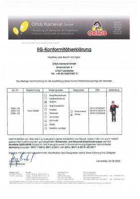 O5026 schwarz-weiß Kinder Junge Frack und Overall mit Skelett - 4