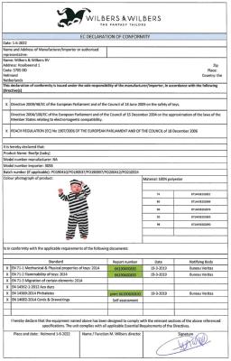 W3038-74 schwarz-weiß Baby Kleinkinder Kinder Junge Sträfling 3 tlg. Gr.74 - 2