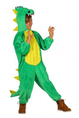 T3335/T3336 grün Kinder Mädchen Junge Damen Herren Krokodil Kostüm - 2
