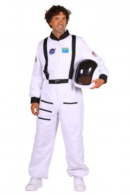 T3068-XXL weiß Herren Astronauten Kostüm Luxus ''Buzz'' Gr.XXL=60 - 1