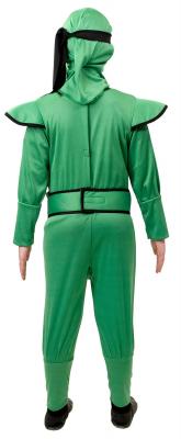 O5519-128 grün Kinder Junge Mädchen Ninja Schwertkämpfer Kostüm Gr.128 - 2