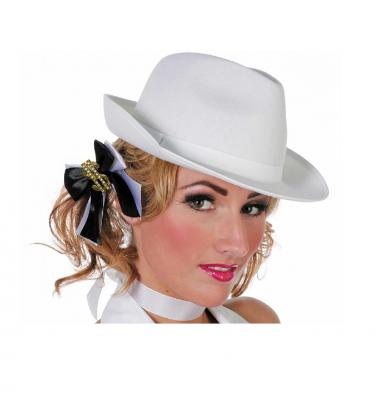 W33200 schwarz-weiß Damen Haarclips mit Dollerzeichen