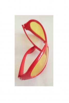 K852590791 rot Damen Herren 60er Jahre Brille Glässer gelb - 2