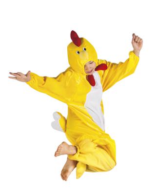 B88004-165-A gelb Kinder Damen Herren Huhn Overall-Kostüm bis max.165 cm Körpergröße - 7