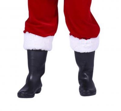 T2413-46 schwarz Damen Herren Weihnachtsmannstiefel Gr.46 - 1