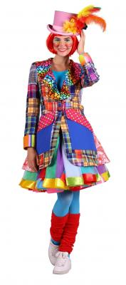 T2939-L mehrfarbig Damen Clown Jacke Gr.L=42 - 1