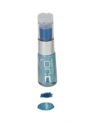 R15805 blau Damen Duo-Nail Polish Nagelack mit Glitter