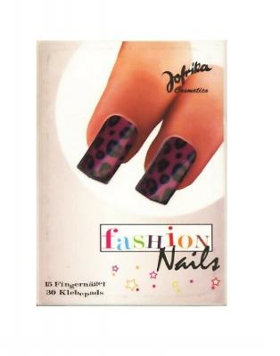 R56501 pink Damen Fashion Nails Leopard