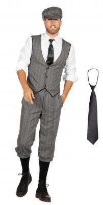 W3303860-46+O22546 grau Herren 1920 er Jahre Mann Kostüm Finn Gr.46 - 3