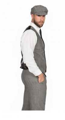 W3303860-56+O22546 grau Herren 1920 er Jahre Mann Kostüm Finn Gr.56 - 1