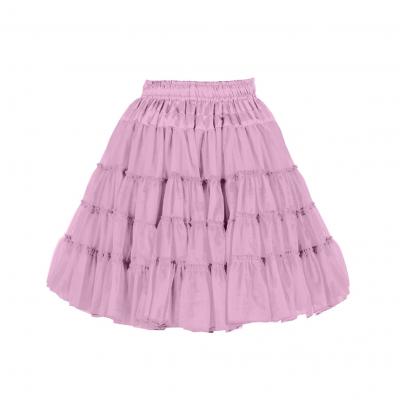 T0724-1900 rosa Petticoat-Unterrock 2 Lagen Einheitsgröße