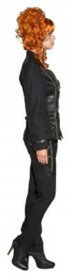 O9233 schwarz Damen Steampunkjacke Gothic-Punk Jacke - 1