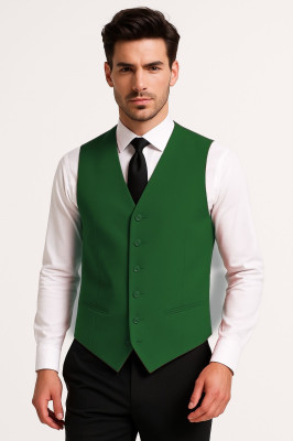 T3620-0300-46 grün Herren Weste Gr.46 - 2