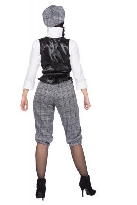 W3204020-48 grau Damen 1920 er Jahre Frau Kostüm Lizzie Gr.48 - 3