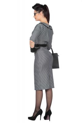 W3204040-36 grau Damen Rockabilly Kleid Jackie Boogie Woogie Rock n Roll 50er Jahre Gr.36 - 2