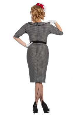 W3204040 grau Damen Rockabilly Kleid Jackie Boogie Woogie Rock n Roll 50er Jahre - 5