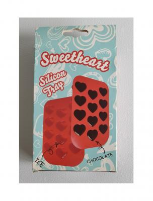 Fu23206 rot Herz Silikon Form Sweetheart - 1
