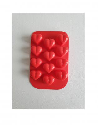 Fu23206 rot Herz Silikon Form Sweetheart - 2