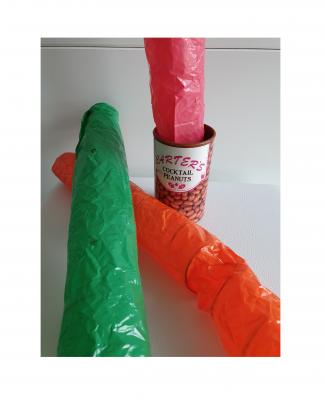 Fu10300 braun-bunt Cocktail Peanuts Scherzdose - 1