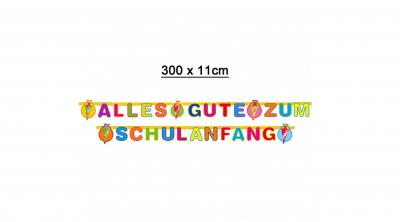 Ri552101 gelb-bunt ABC Party Kette Schulanfang 1.Schultag - 1