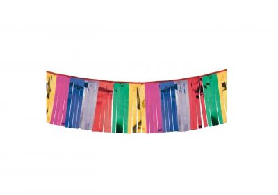 Ri187708 bunt-glänzend Folien Banner Party Dekoration - 1