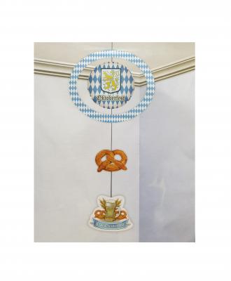 Fu843552 blau-weiß Oktoberfest Dekoration - 0