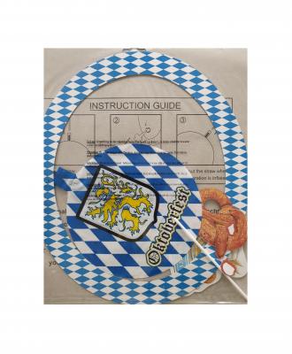 Fu843552 blau-weiß Oktoberfest Dekoration - 1