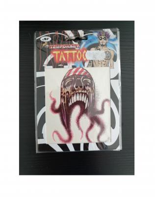 K88208805-6 bunt Piraten Halloween Tattoo Tintenfisch - 0