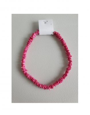 Fu001-1 pink Damen Halskette Halsschmuck - 0