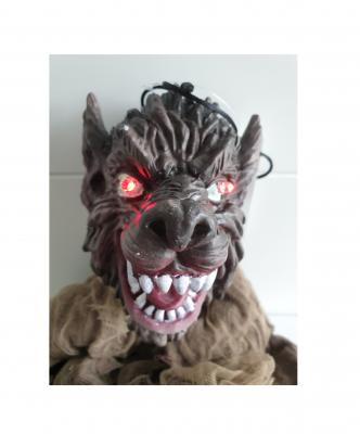 K90953899 braun-beige Fetzen Skelett zum hängen Halloween - 1