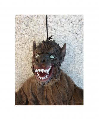 K90953899 braun-beige Fetzen Skelett zum hängen Halloween - 2