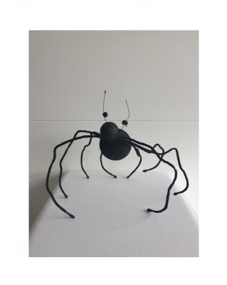 K80250141 schwarz Kugel Spinne zum Dekorieren - 1