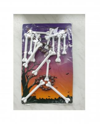 Fu54110 weiß-braun Knochen Schmuck Set Afrika